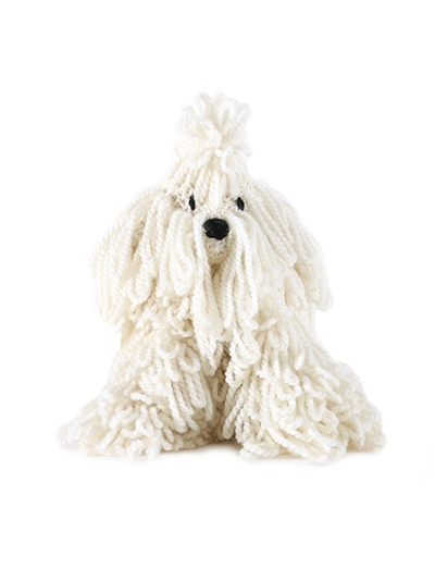 Maltese, eds animals, edwards crochet, edwards menagerie, kerry lord